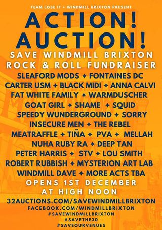 Charity auction poster