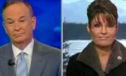 Bill O'Reilly played hardball with Sarah Palin Friday, pressing her for specifics on Social Security and other issues, but the former governor fought back.