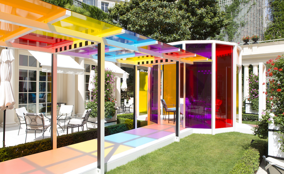 True colours: artist Daniel Buren’s kaleidoscopic takeover at Paris’ Le ...