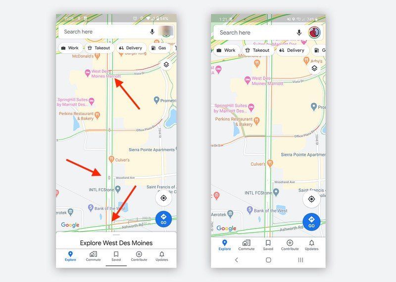 Google Maps Traffic Lights