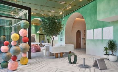 Colourful Abu Dhabi offices designed by Roar