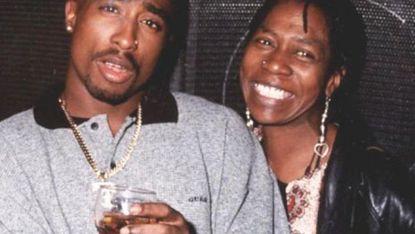 Tupac and Afeni Shakur.