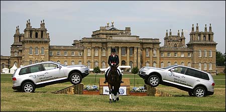 Volkswagen Touareg's at Blenheim Horse Trials