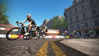 Zwift cycling 