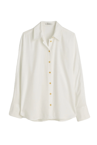 Madewell Relaxed Dolman Button-Up Shirt (Was $118)