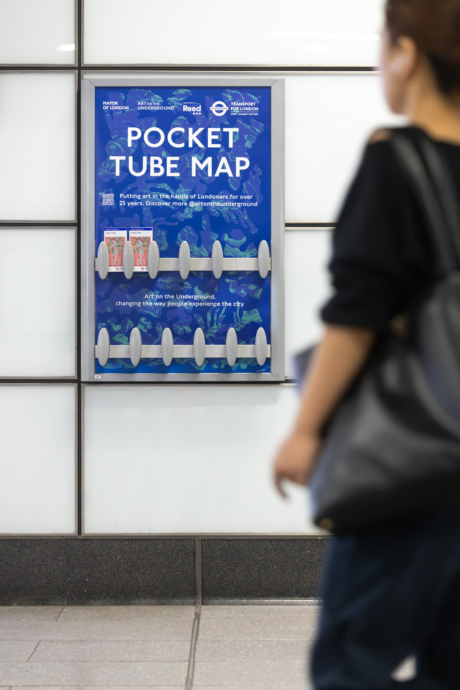 Ellen Gallagher's piece is the latest to be included on the pocket Tube map, commissioned by Art on the Underground