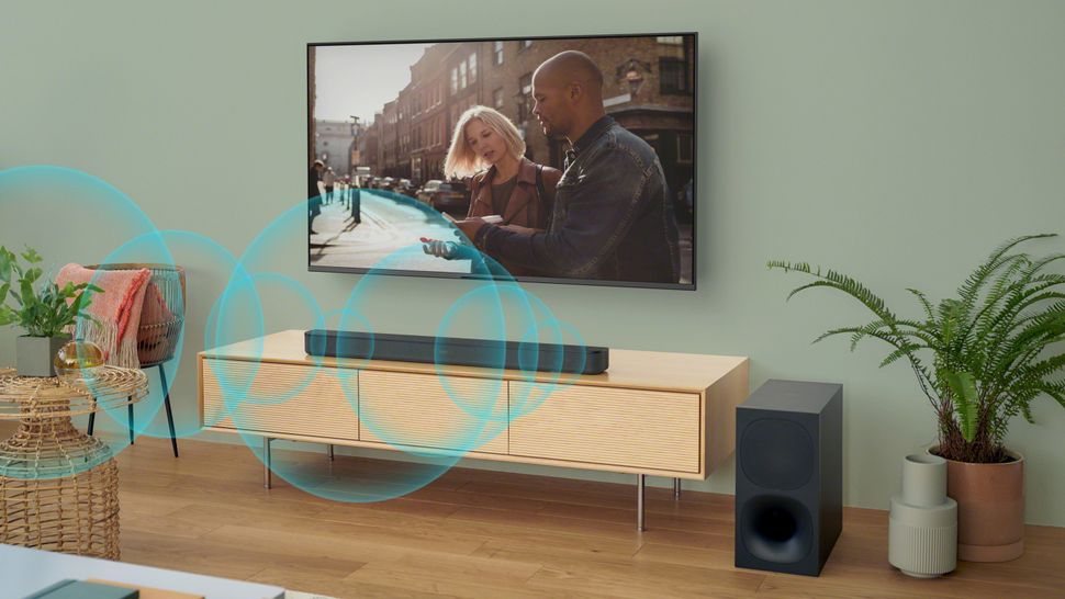This new Sony soundbar offers 5.1 surround sound from a simple 2.1