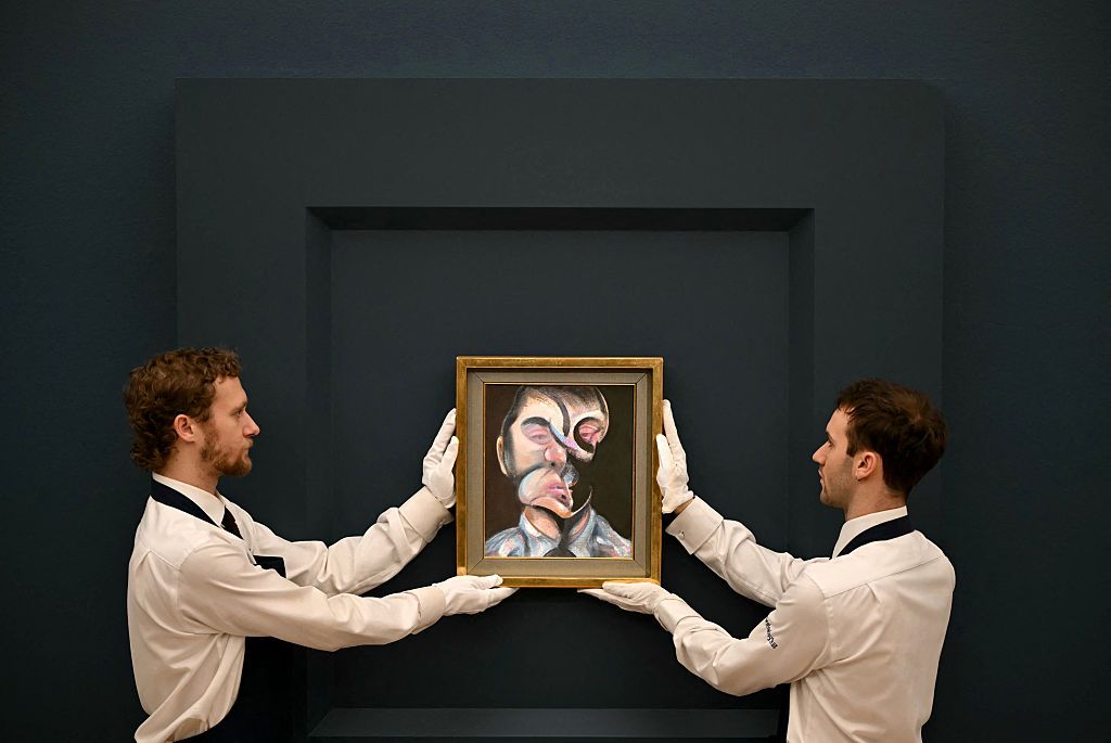 'Self portrait' by Irish-British painter Francis Bacon
