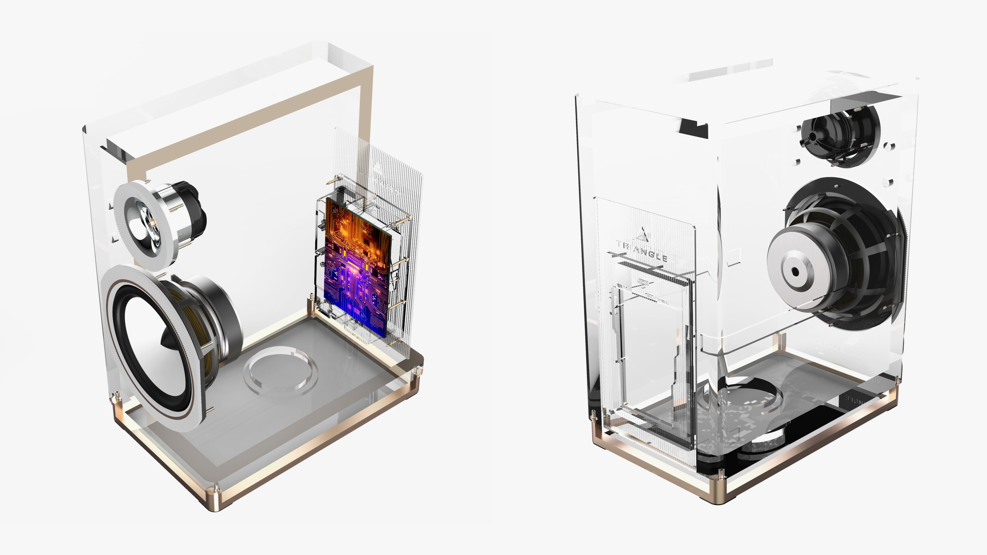 Inside the Triangle Hi-Fi Capella 2 wireless speakers