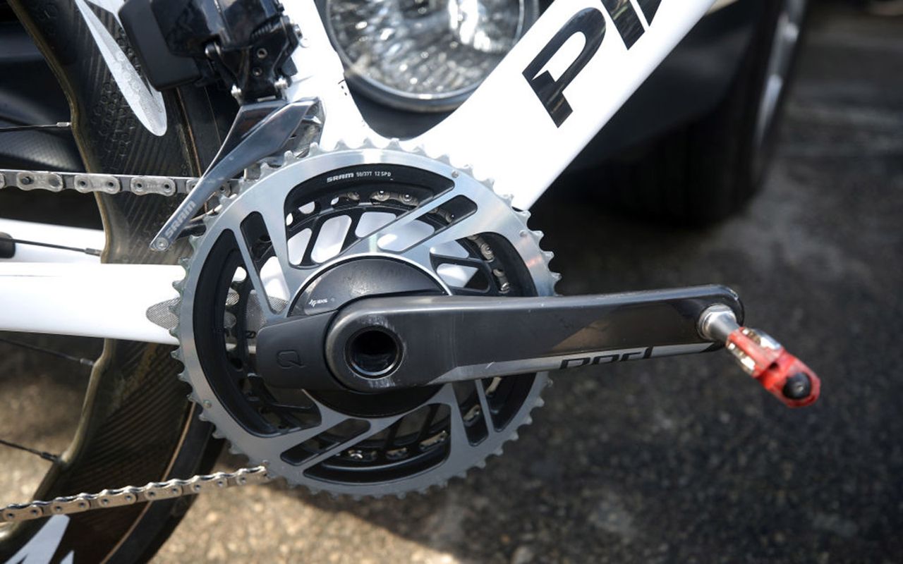 The new SRAM RED eTap AXS features an unusual 50/37 chainring combination