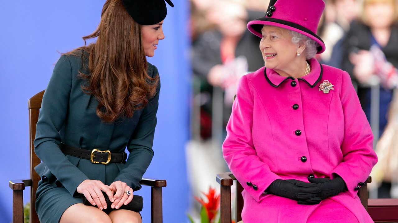 Queen Elizabeth II, Prince Philip, Duke Of Edinburgh And Catherine, Duchess Of Cambridge Visit Leicester