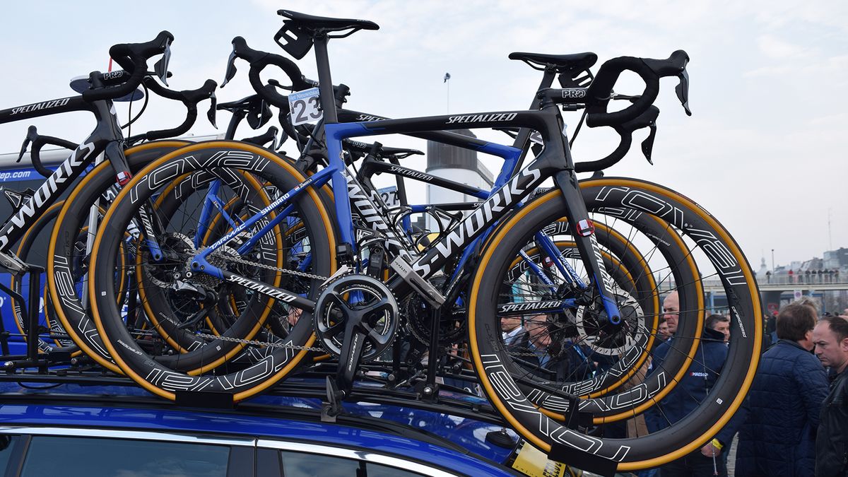 Bob Jungels' S-Works Tarmac for the Tour of Flanders