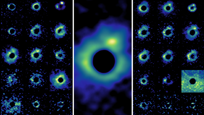 Different faces of the dying star W Hydrae seen in different molecular lines with ALMA. Shown here are 30 faces out of 57 images in total.