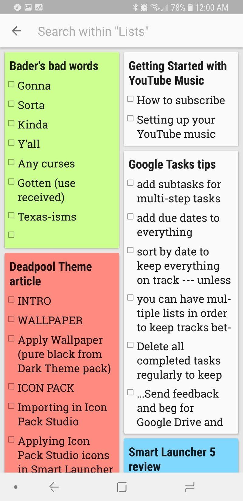Google Keep vs. Google Tasks Two productivity extremes Android Central