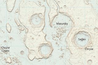 Ordnance Survey Map of Mars