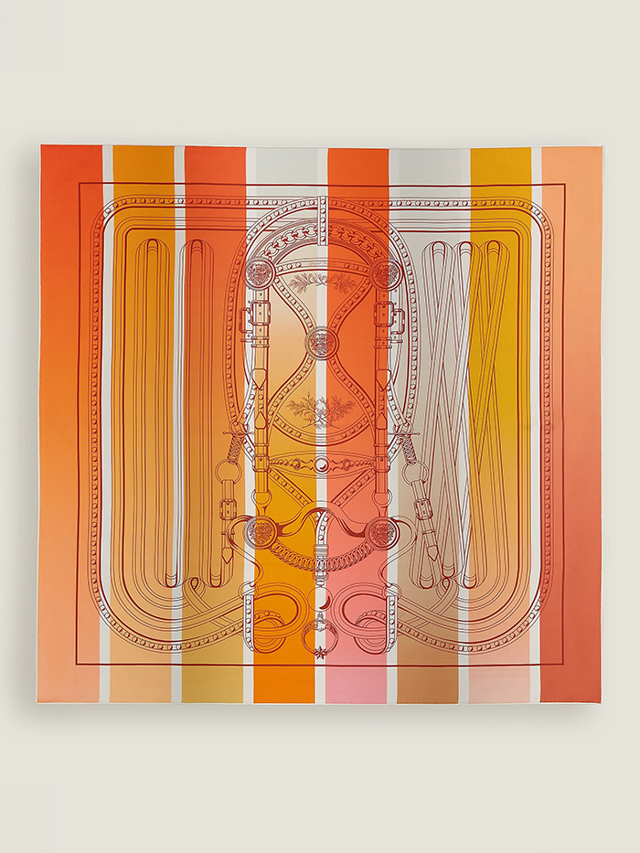 herm&egrave;s, Grand Tralala Double Face Scarf