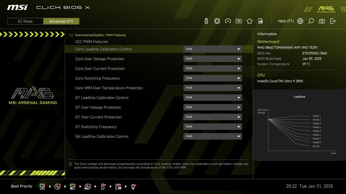 MSI MAG B860 Tomahawk Wifi