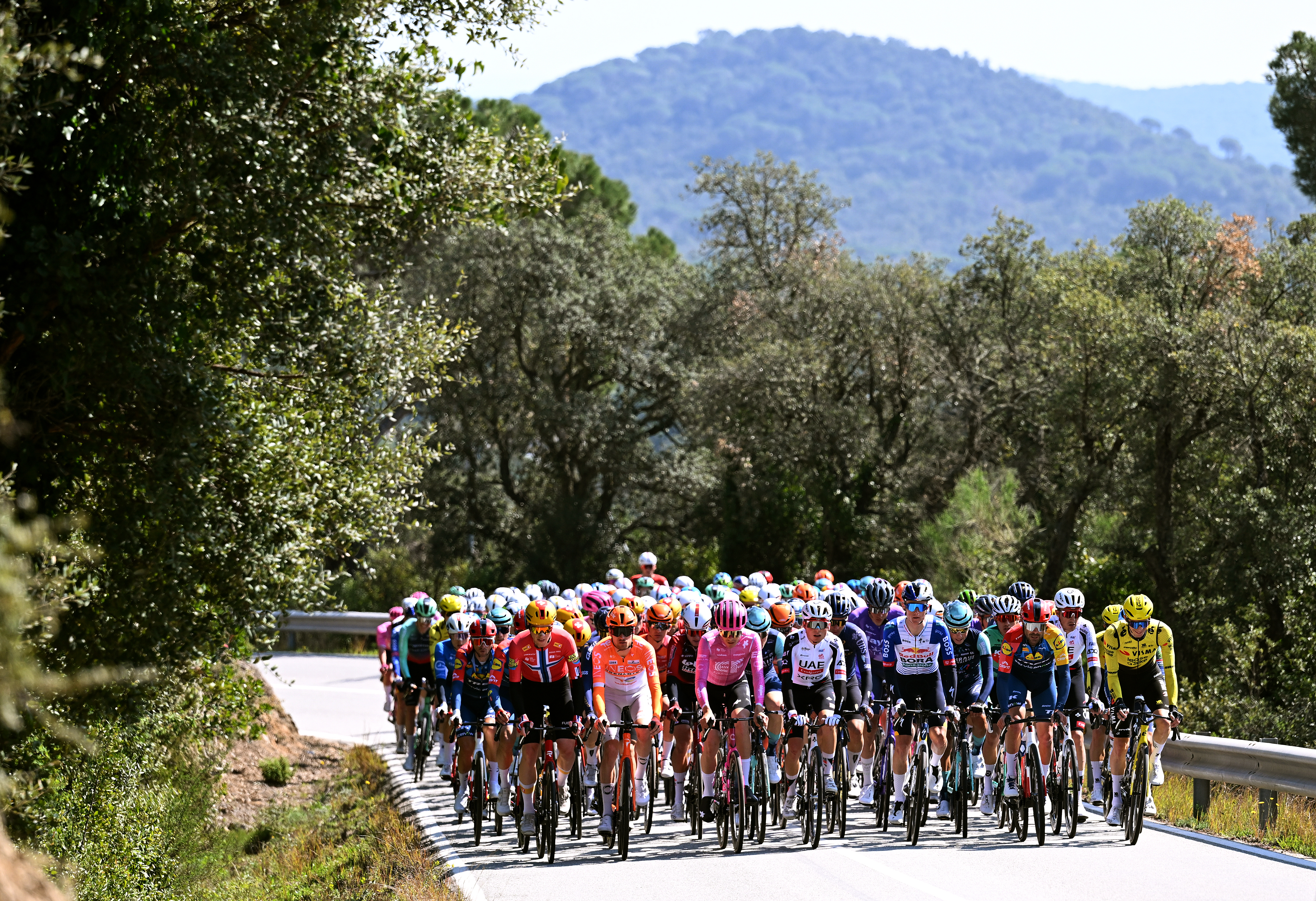 Volta a Catalunya stage 1 LIVE: Group of five gets healthy gap in early stages