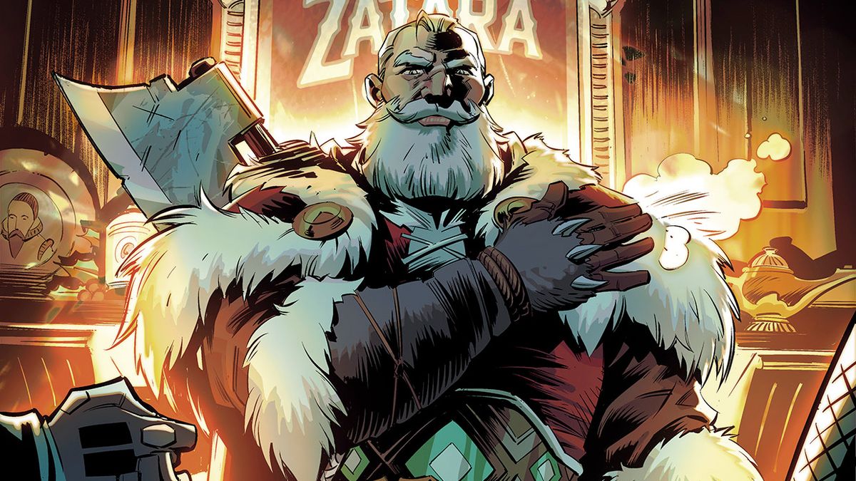 Art from Batman – Santa Claus: Silent Knight Returns #1.