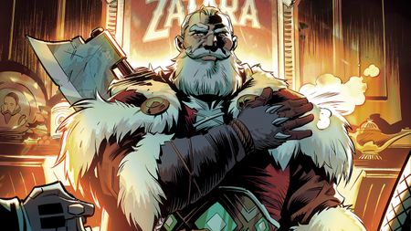 Art from Batman &ndash; Santa Claus: Silent Knight Returns #1.
