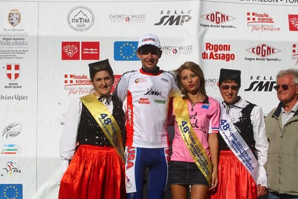 Joseph Dombrokswki (USA) is also the best young rider