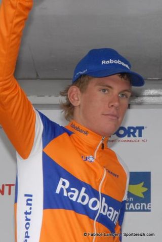 Jetse Bol (Rabobank Continental Team) is having a storming race