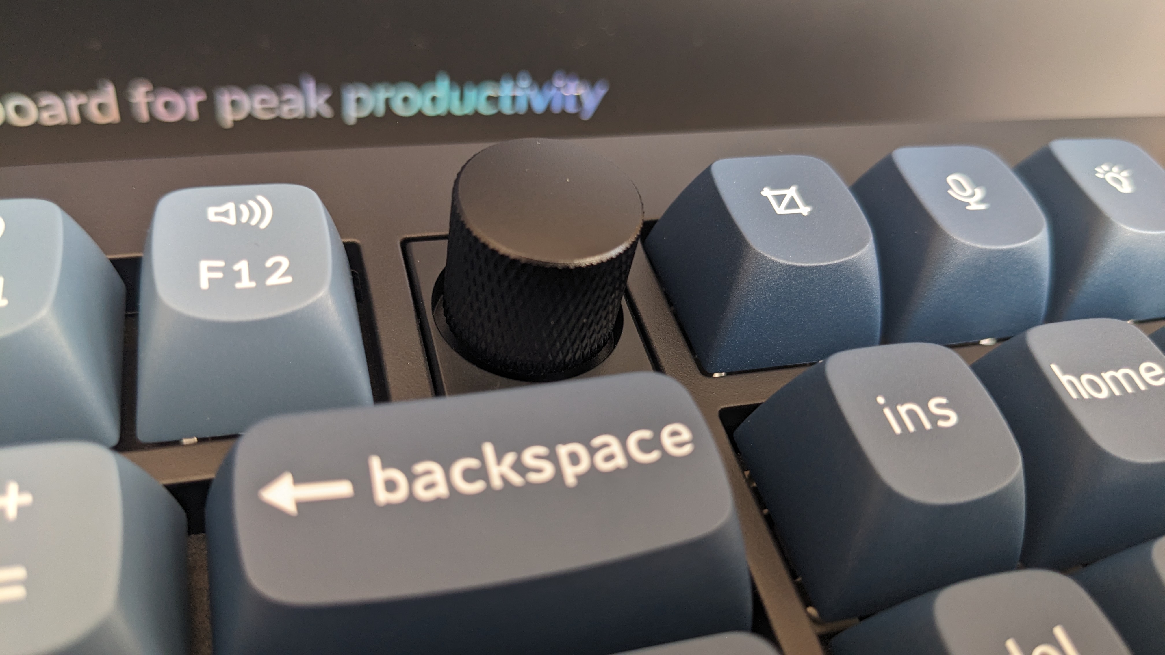 Keychron V6 Max mechanical keyboard during our review
