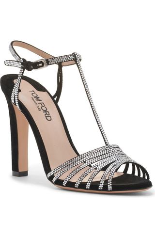 Jerry Crystal T-Strap Sandal