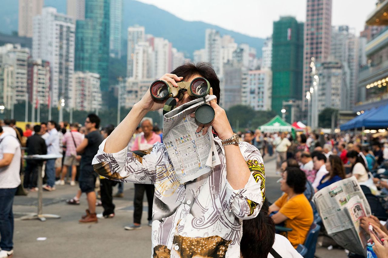 Martin Parr, Hong Kong. 2013, Magnum Square Print Sale Escapism 