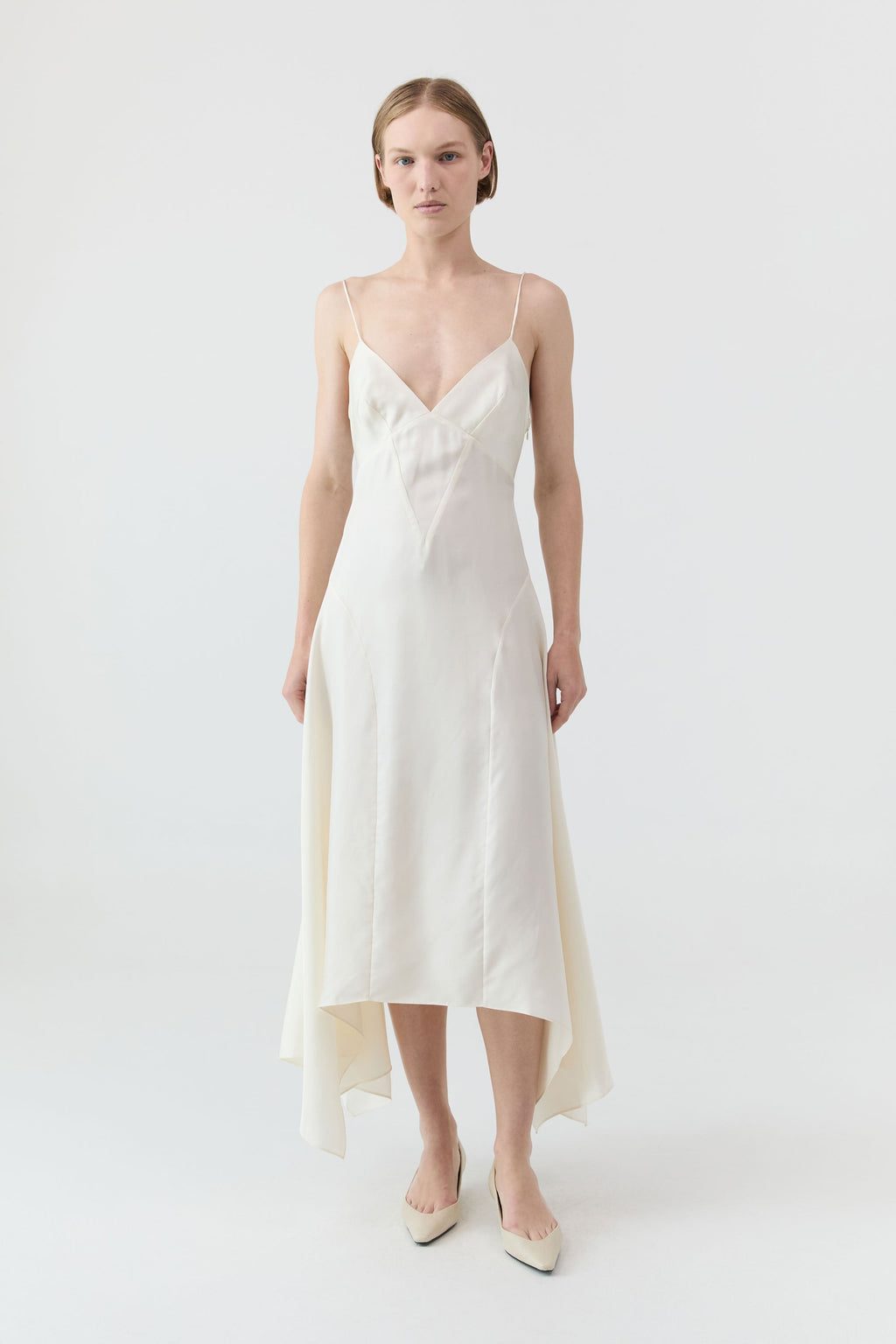 Pre-Order: Bianca Silk Dress - Talco