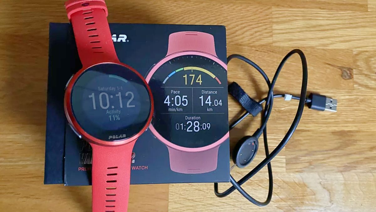  Garmin Forerunner 255S (Light Pink) GPS Running Smartwatch, Runner's Bundle with HD Screen Protectors & Portable Charger