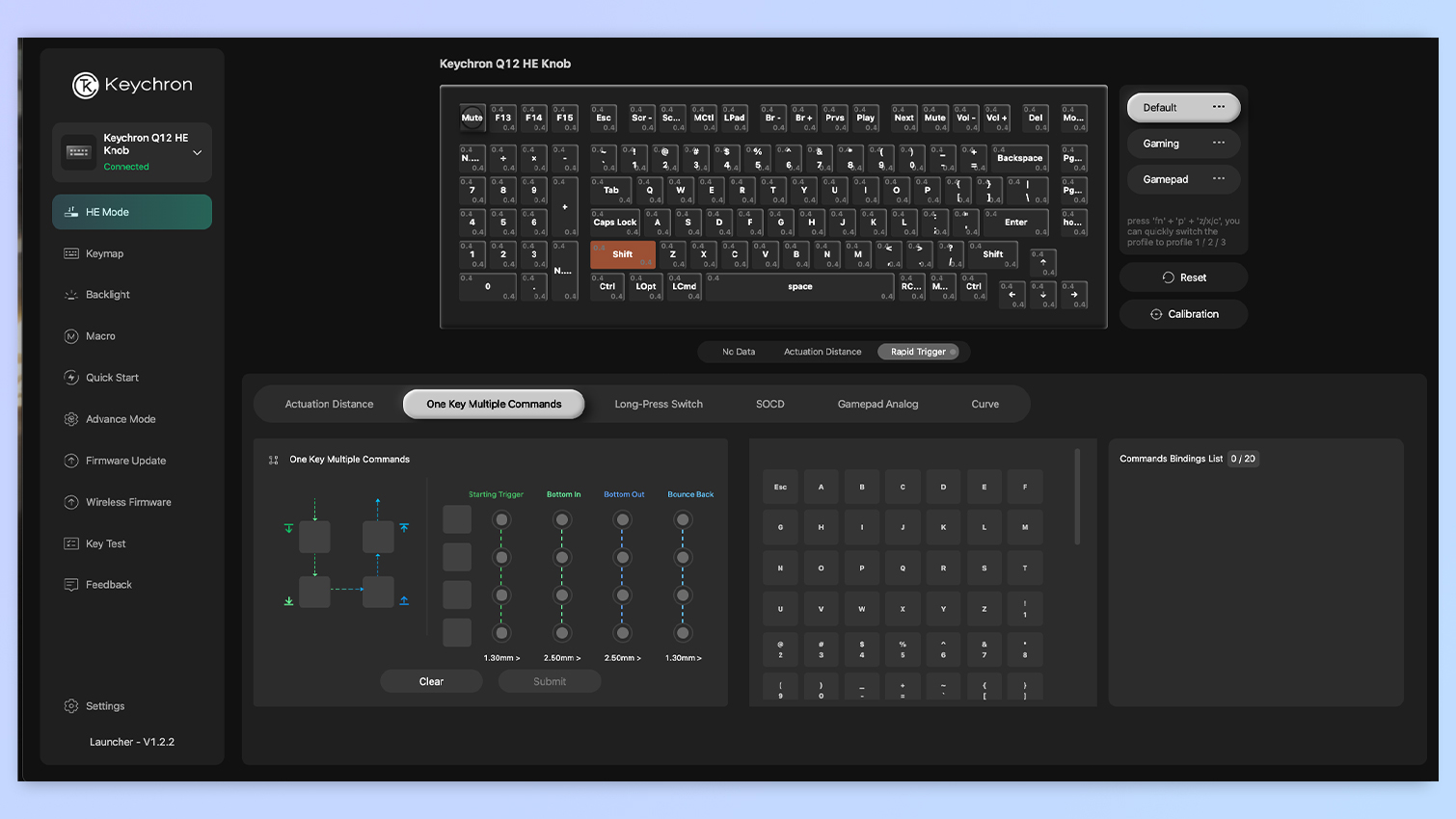 A screenshot of Keychron Launcher