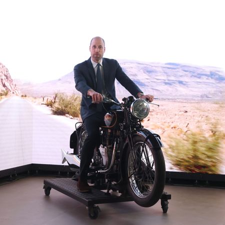Prince William motorcycle