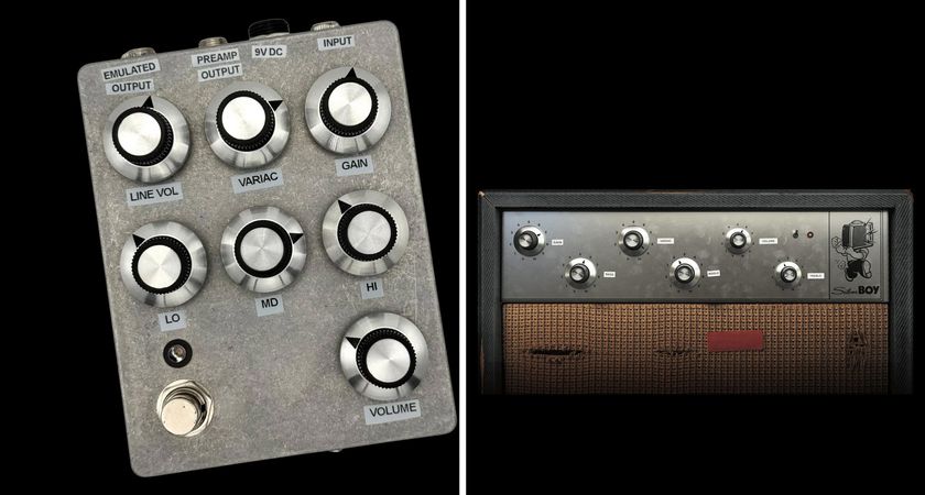 Dirty Boy SilverBOY: This high-end all-analogue preamp pedal was inspired by a digital plugin