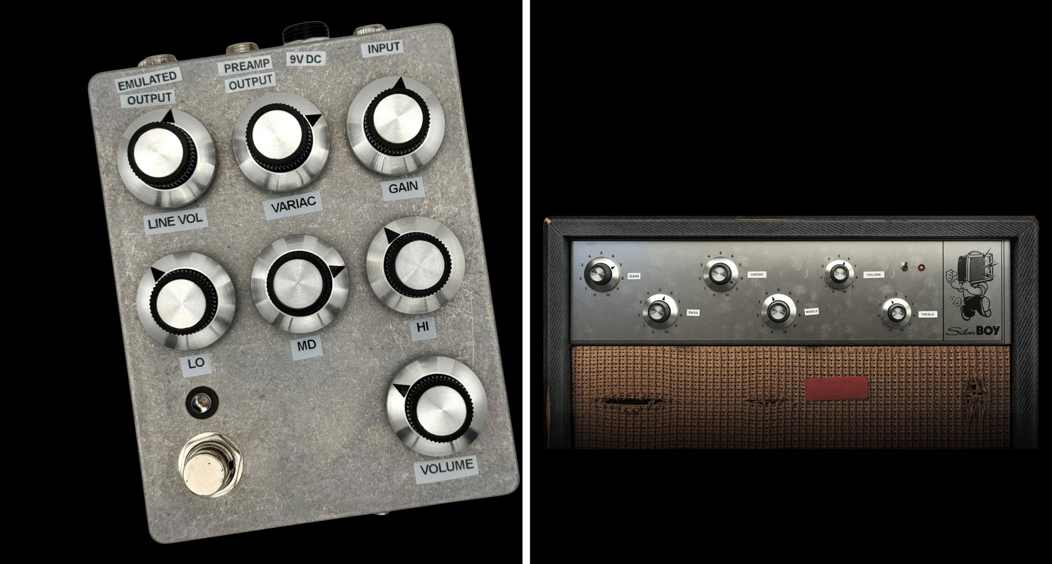 Dirty Boy SilverBOY: This high-end all-analogue preamp pedal was inspired by a digital plugin