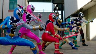 Action shots from Netflix's Power Rangers Dino Fury series