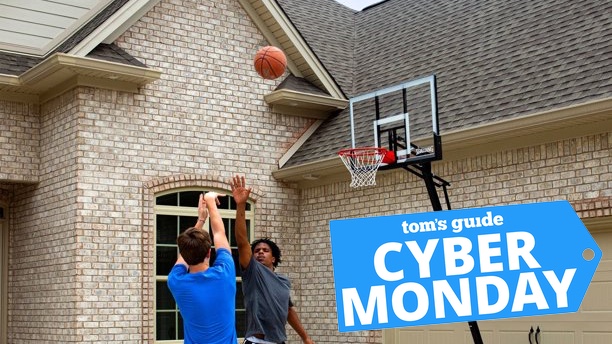 Spalding basketball hoop cyber monday deal