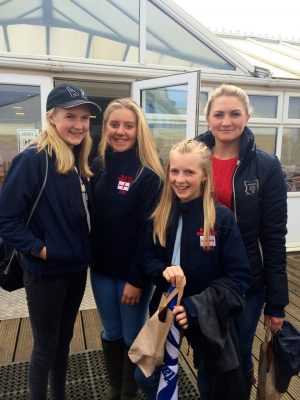 2015's England Team Blonde at the BSPS Summer Champs for the International team event - Alice Barnes, Susie Eddis, Heidi Coy and myself