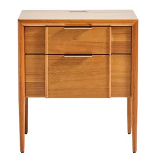 mid-century nightstand from Anthropologie