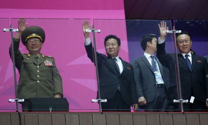 Members of North Korea's ruling party