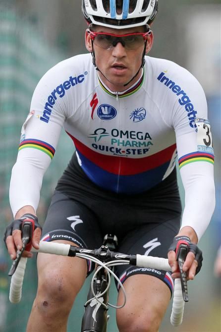Czech champion Zdenek Stybar (Omega Pharma-QuickStep) proved he's still a force to be reckoned with on a 'cross bike as he rides to a 3rd place finish at the Heusden-Zolder World Cup round.