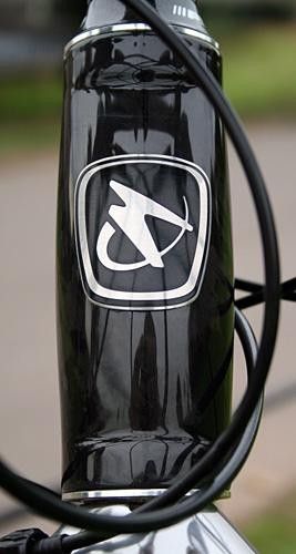 The headtube on Merida's Ninety-Six Team-D.