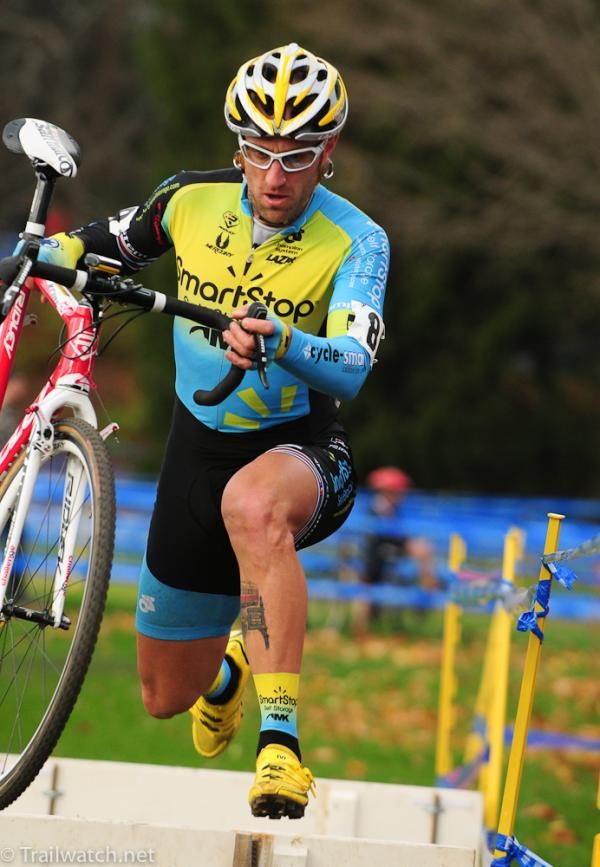 Adam Myerson (SmartStop/Mountain Khakis) racing to 16th place today