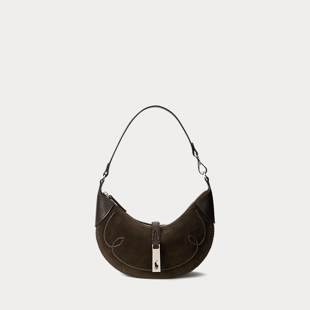 Mini Polo Id Suede Western Shoulder Bag