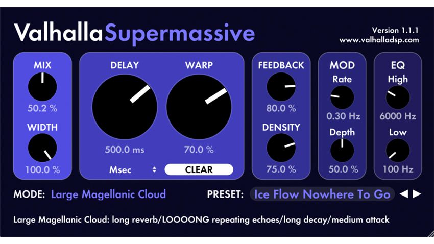 Valhalla DSP Supermassive