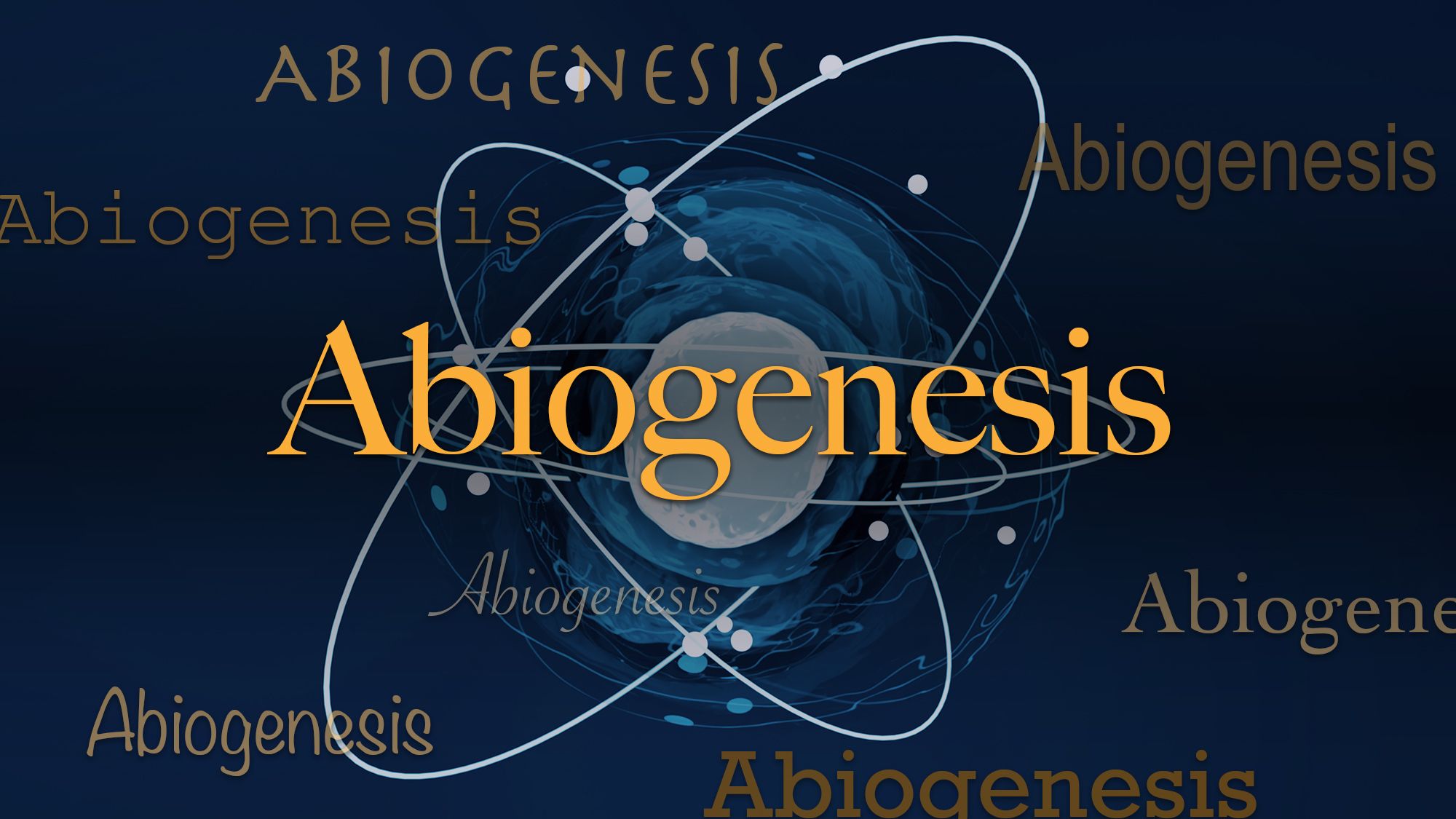 Science word of the day: Abiogenesis Science word of the day: Abiogenesis
