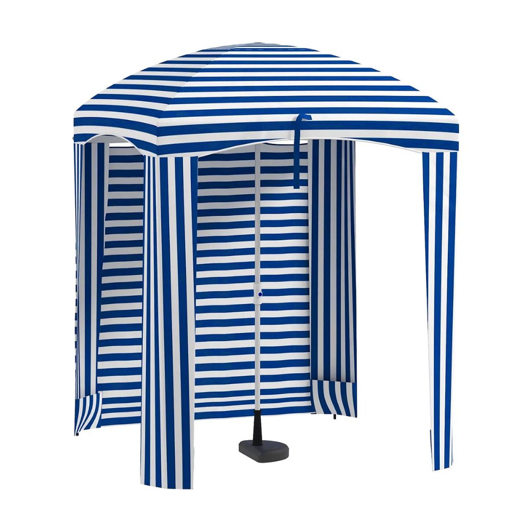 Outsunny Beach Cabana Umbrella with Bag