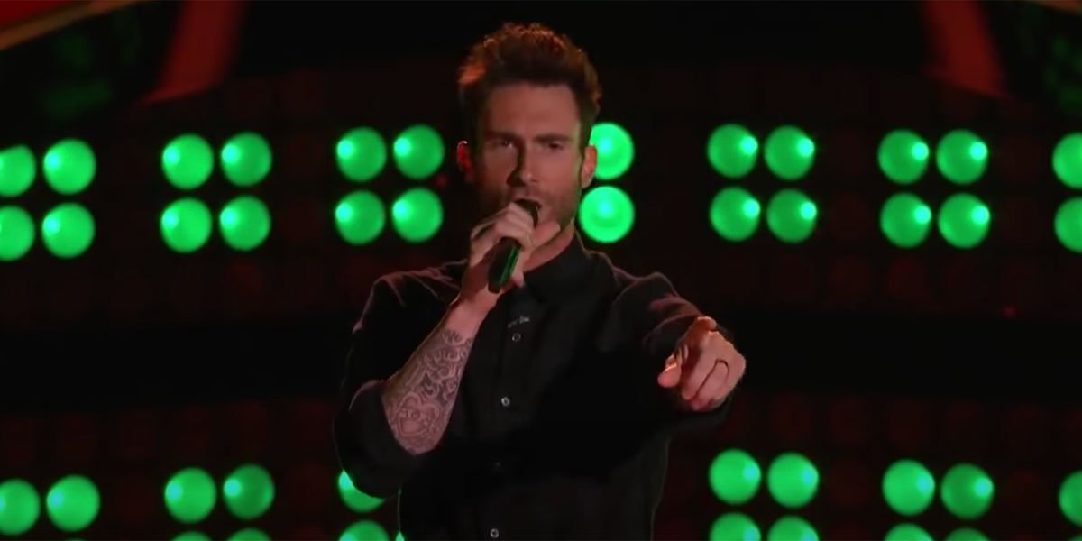 Adam Levine performing Tiny Dancer on The Voice