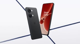 The OnePlus Nord 3 from the front and back