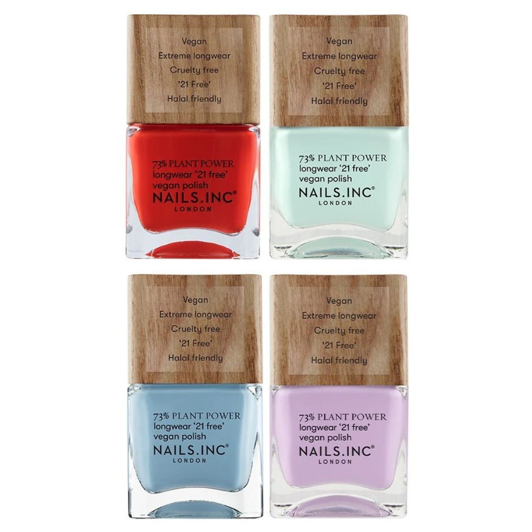 Nails Inc Loud and Proud 4-Piece Plant Power Set